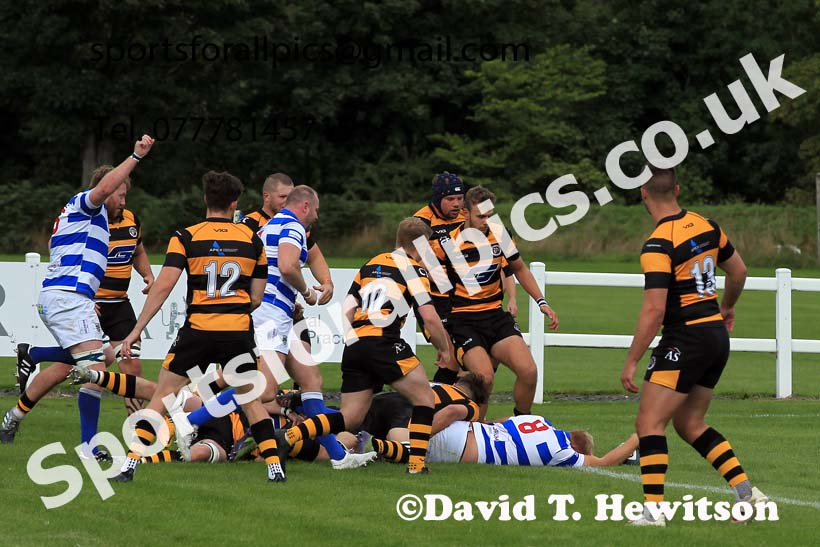 Tynedale v Sheffield Tigers, Sat., Sept. 17th, 2022. Photo: David T. Hewitson/Sports for All Pics